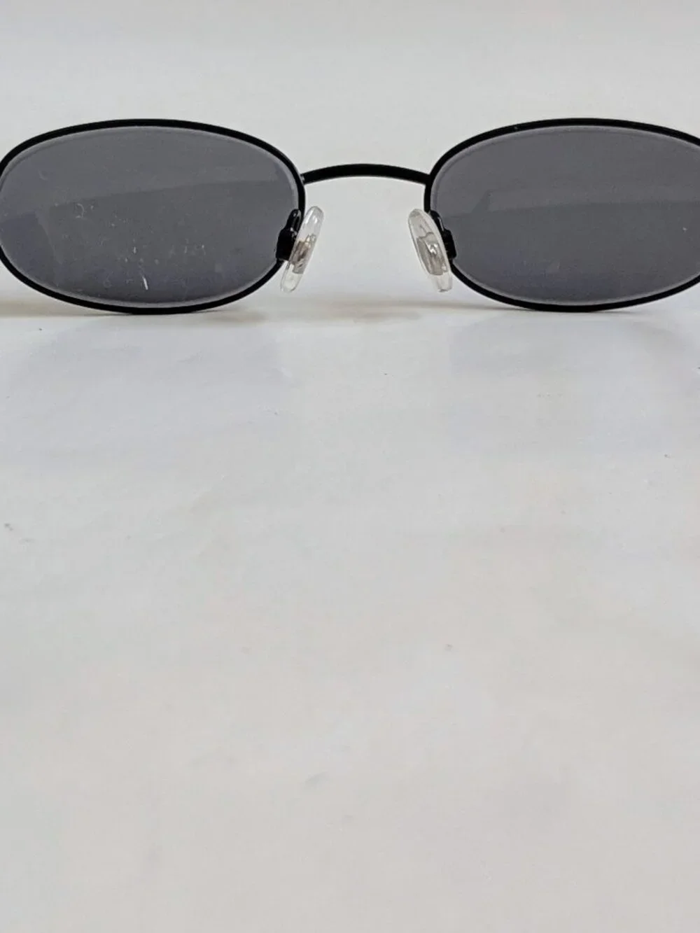 NWT Vintage 90's Small Rectangle Metal Sport Sunglasses (M. Black)